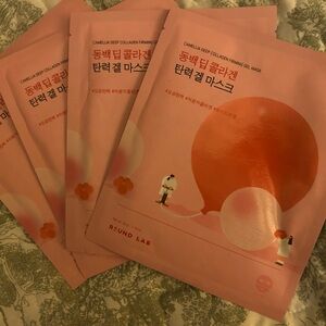 Round Lab Camellia Deep Collagen Firming Gel Masks